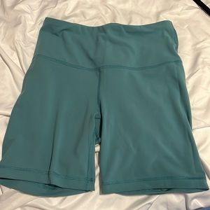Sea foam green biker shorts